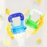 Sucette pour bébé - mangeoire pour aliments frais - jus - lait - filet en silicone - 10 pièces