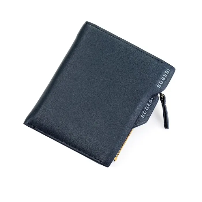 Men's small wallet - purse with zipper - coins / credit cards holderWallets