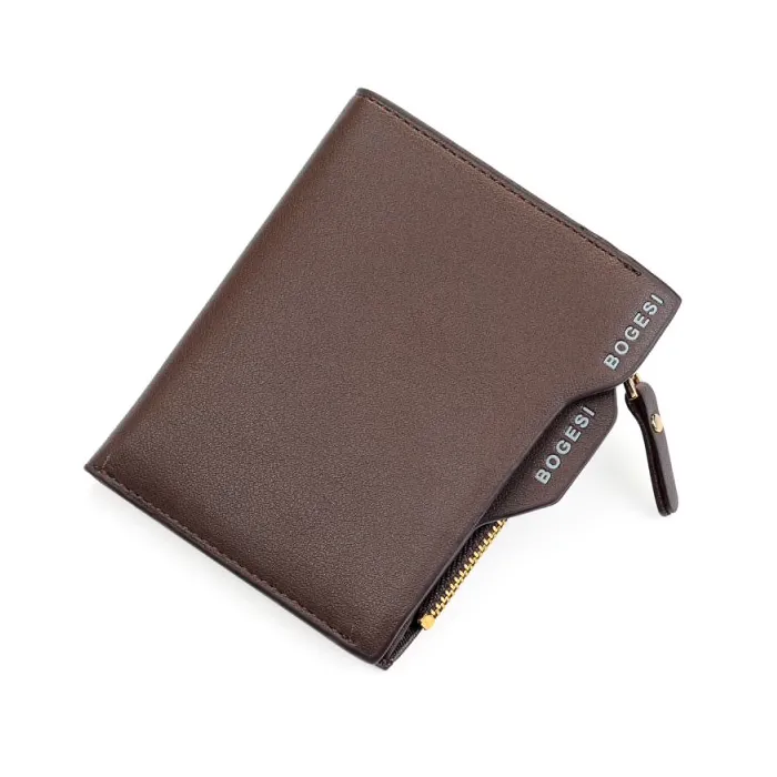 Men's small wallet - purse with zipper - coins / credit cards holderWallets