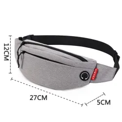 TINYAT - sac multifonction poitrine / taille / épaule - avec trou pour prise casque - étanche