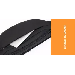 TINYAT - sac multifonction poitrine / taille / épaule - avec trou pour prise casque - étanche