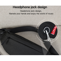 TINYAT - multifunction chest / waist / shoulder bag - with headphone jack hole - waterproofBags