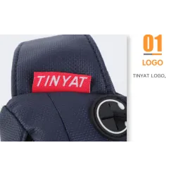 TINYAT - sac multifonction poitrine / taille / épaule - avec trou pour prise casque - étanche