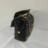 Luxurious bag - with rivets / chain strap / handle - genuine leatherHandbags