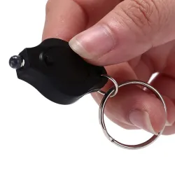 Mini porte-clés de poche - lampe de poche - LED - 5 pièces