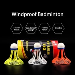 Volant de badminton - ballon en plastique - original - 3 pièces