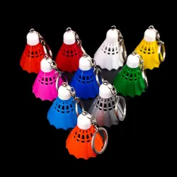 Mini volant de badminton - porte-clés