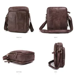 Petit sac à bandoulière élégant - cuir véritable