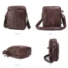 Stylish small shoulder bag - genuine leatherBags