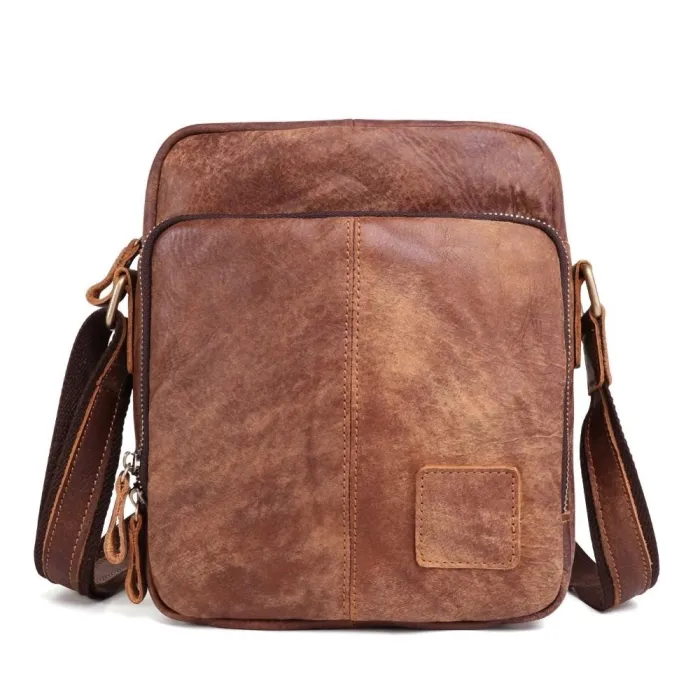 Petit sac à bandoulière élégant - cuir véritable