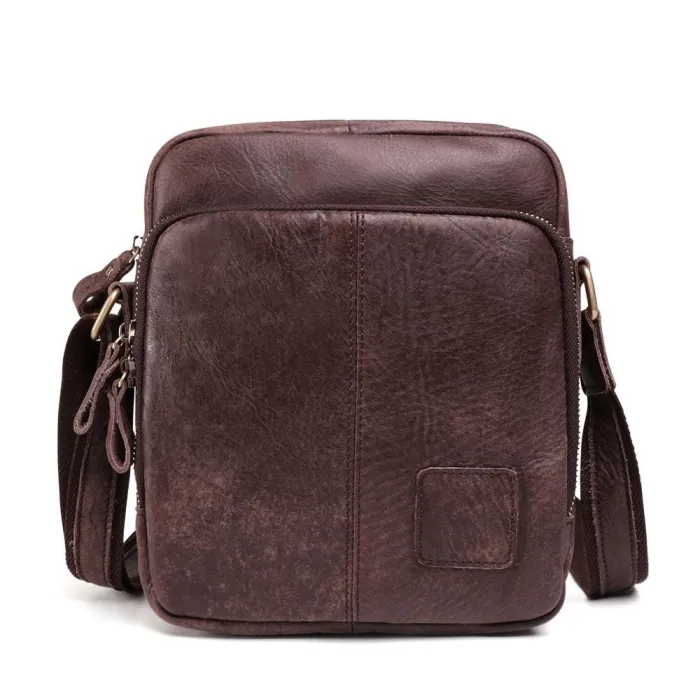 Stylish small shoulder bag - genuine leatherBags