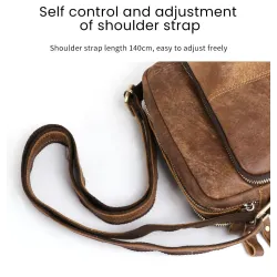 Stylish small shoulder bag - genuine leatherBags