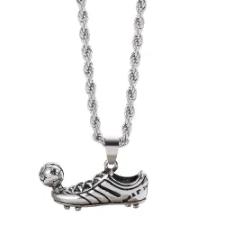 Collier - avec une chaussure de football
