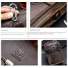 Petite pochette - taille / sac à bandoulière - cuir véritable