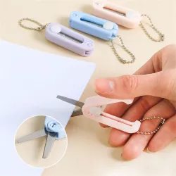 Mini ciseaux colorés - rétractables - pliables
