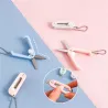 Mini ciseaux colorés - rétractables - pliables