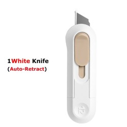 Mini couteau pliable - lame auto-rétractable - scalpel