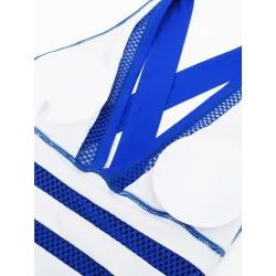Sexy one piece swimsuit - with push up - net decorationBeachwear