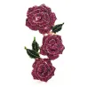Luxurious brooch - big crystal flowersBrooches