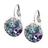 Boucles d'oreilles rondes élégantes - avec zircone cubique