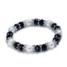 Stylish bracelet - with colorful rhinestones / pearlsBracelets