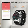 MELANDA - montre intelligente de sport - Bluetooth - écran tactile complet - tracker de fitness - moniteur cardiaque - étanche -
