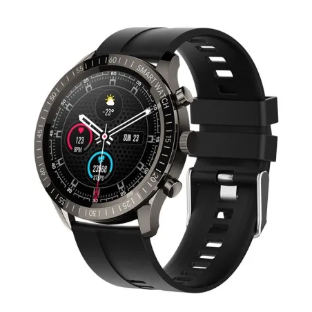 MELANDA - montre intelligente de sport - Bluetooth - écran tactile complet - tracker de fitness - moniteur cardiaque - étanche -