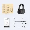 Ausdom M09 - casque sans fil - casque avec microphone - pliable - Bluetooth - support carte TF