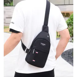 Sac multifonctionnel à la mode - pour la taille / l'épaule - avec trou de prise pour écouteurs
