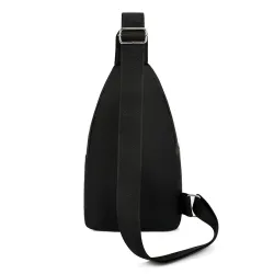 Sac à bandoulière / poitrine élégant - petit sac à dos - avec trou de prise pour écouteurs