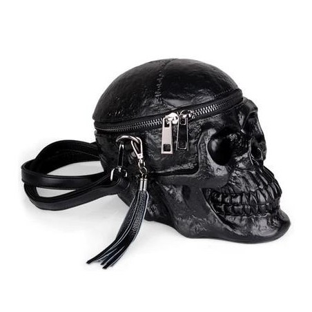 Fashionable shoulder bag - skeleton head shapedBags