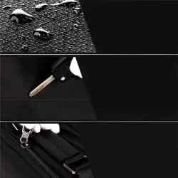 Petite mallette élégante - sac à bandoulière - nylon imperméable