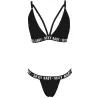 Soutien-gorge / string - ensemble lingerie sexy - lettres SEXY BABY