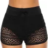Bas de bikini sexy - short court en dentelle