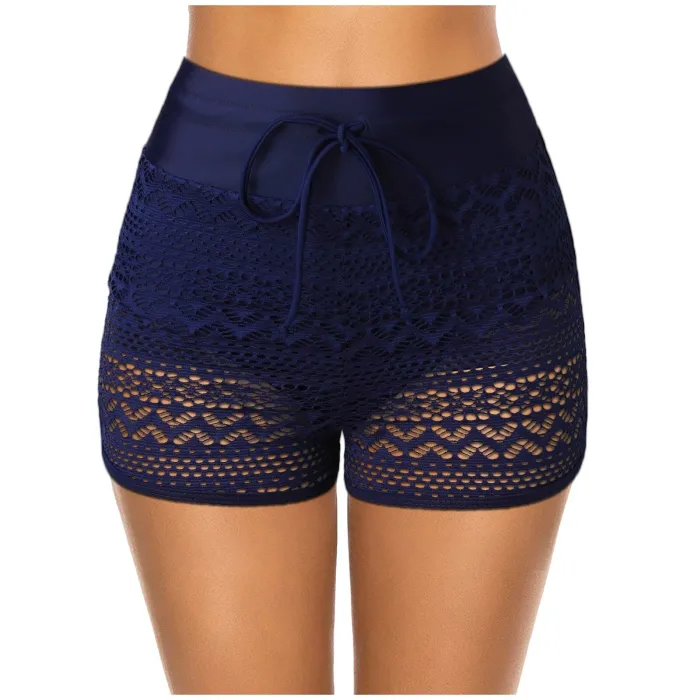 Bas de bikini sexy - short court en dentelle