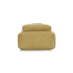 Sac à bandoulière élégant en toile - avec fermetures éclair