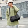 Sac à bandoulière classique en nylon - rectangulaire - imperméable
