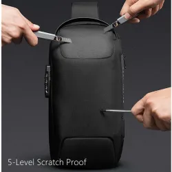 Sac à dos multifonction - sac poitrine / bandoulière - serrure antivol - étanche