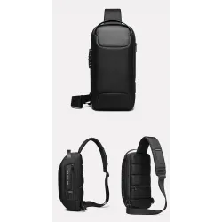 Sac à dos multifonction - sac poitrine / bandoulière - serrure antivol - étanche