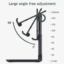 Support portable - support - pour iPad / téléphone / tablette - réglable - 9,7 pouces