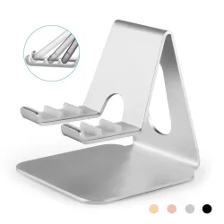Mini stand - support - pour iPad / tablette / téléphone - compartiments réglables
