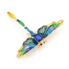 Blue crystal dragonfly broochBrooches