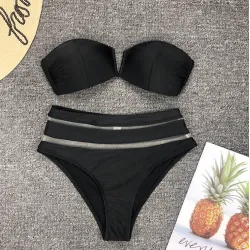 Ensemble bikini sexy - avec push up - taille haute