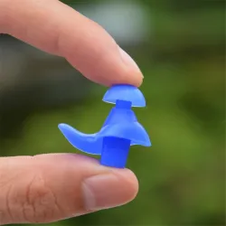 Bouchons d'oreilles étanches en silicone - avec boîte de rangement