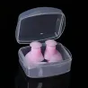 Silicone waterproof earplugs - with storage boxSwimming