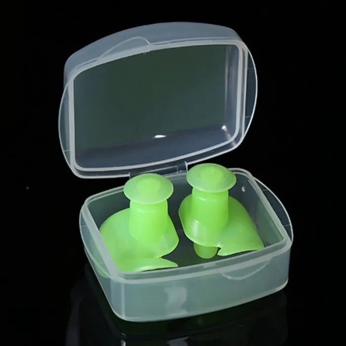 Bouchons d'oreilles étanches en silicone - avec boîte de rangement