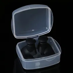 Silicone waterproof earplugs - with storage boxSwimming