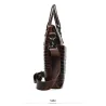 Sac à main luxueux en cuir - avec bandoulière - motif peau de crocodile - cuir véritable