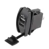 Double prise USB universelle - 3.1V -12V/24V - port de charge - LED