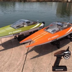 Feilun FT016 - bateau de course - étanche - 2.4G 4CH - haute vitesse 35km/h - jouet RC